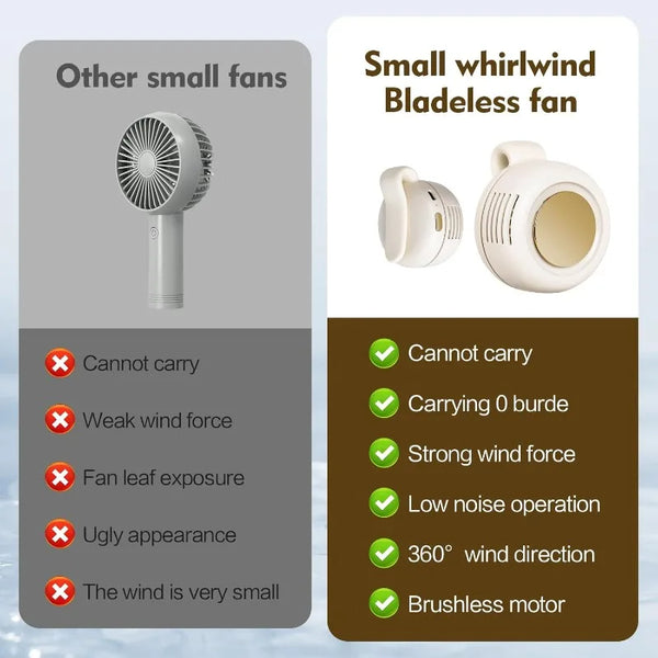 WhisperCool Bladeless Mini Fan