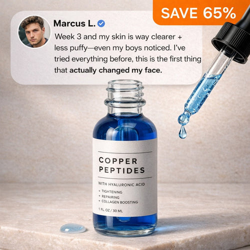 Product with testimonial