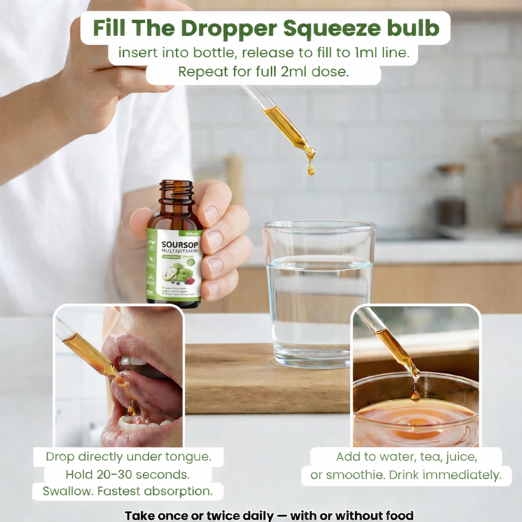 DrPurelix Soursop Drops - Kill & Flush Parasites From Your Body The RIGHT Way